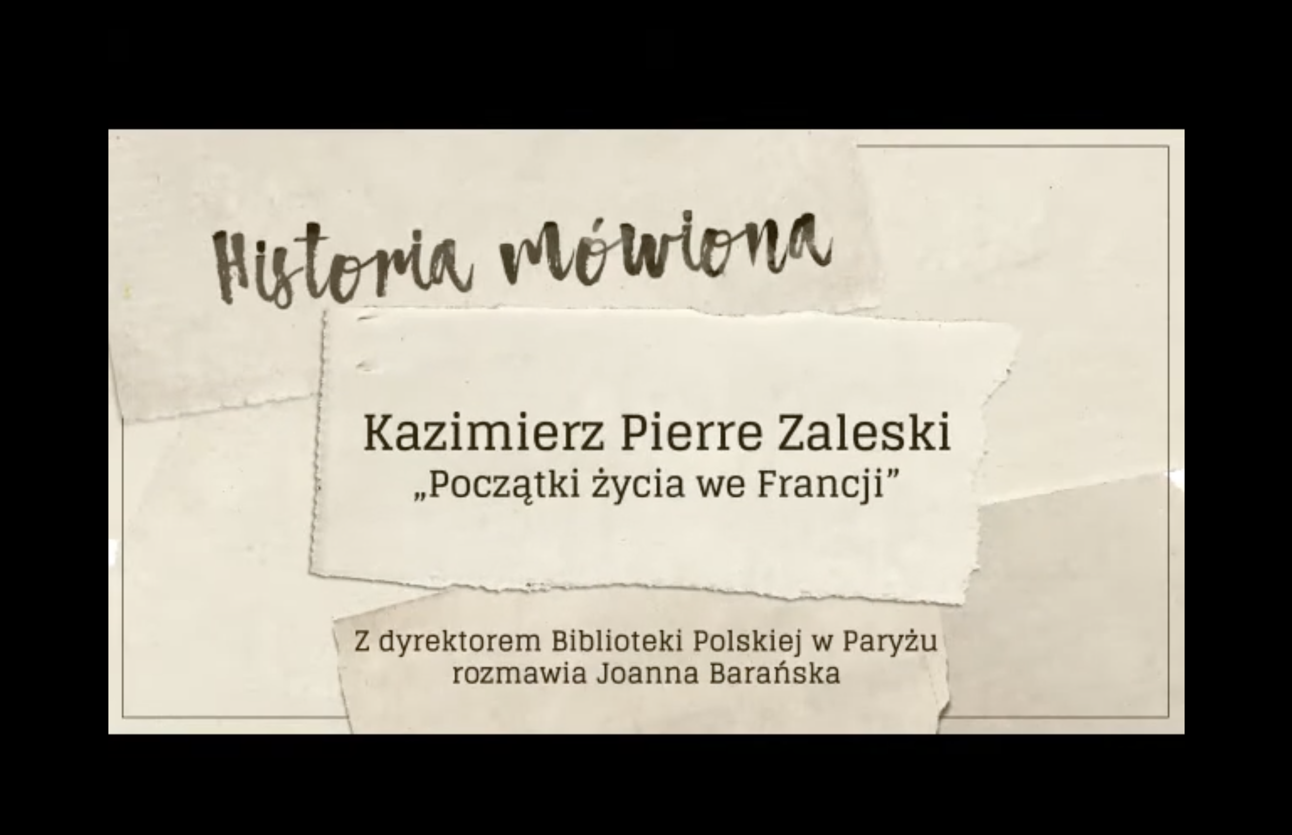 Fotografia przedstawiająca Kazimierz Pierre Zaleski - Początki życia we Francji