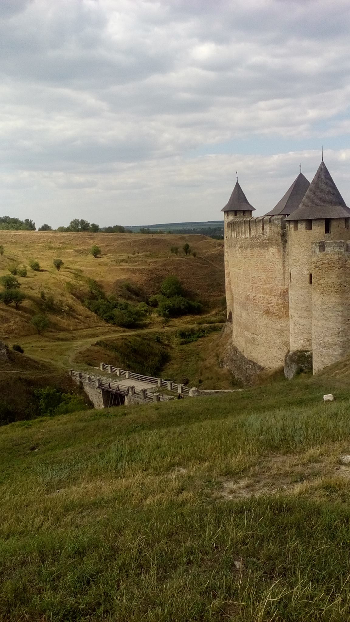 Fotografia przedstawiająca Zamek w Chocimiu