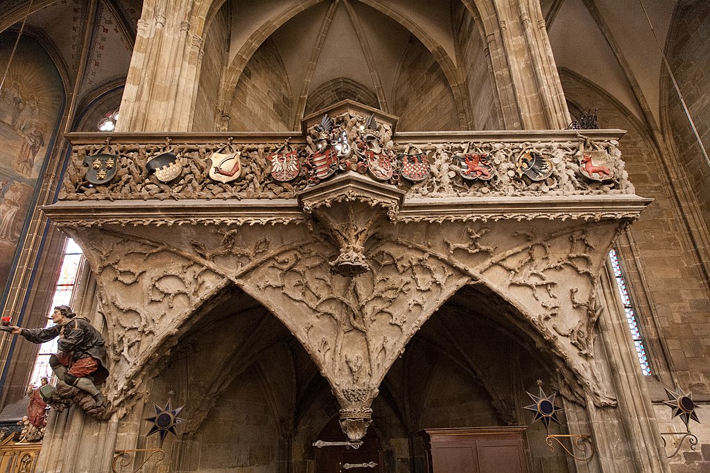 Fotografia przedstawiająca The Royal Oratorio in St Vitus Cathedral in Prague