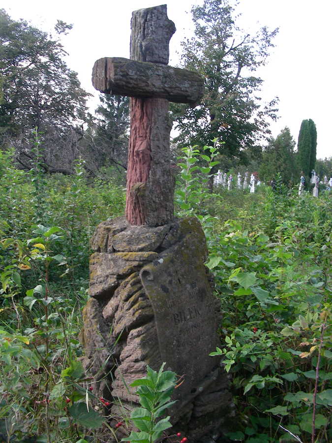 Nagrobek Kazimierza Konrada Bilka, cmentarz w Sokołowie, stan z 2006