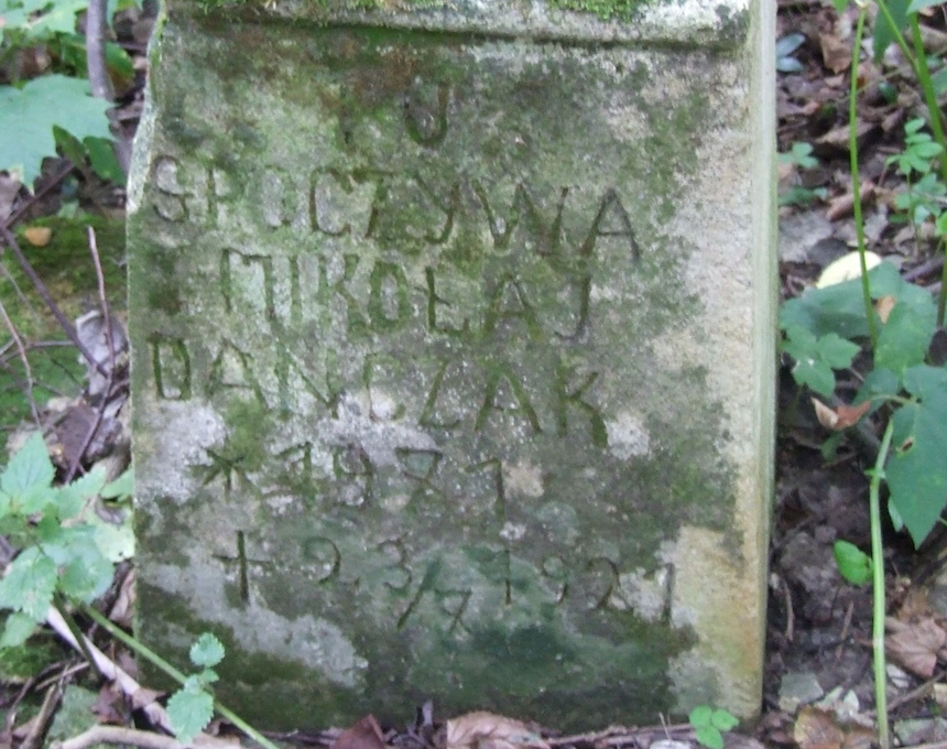 Photo montrant Tombstone of Mikołaj Dańczak