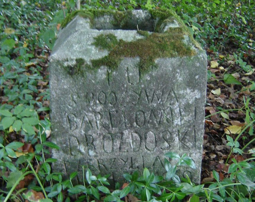 Fotografia przedstawiająca Nagrobek Bartłomieja Drozdowskiego