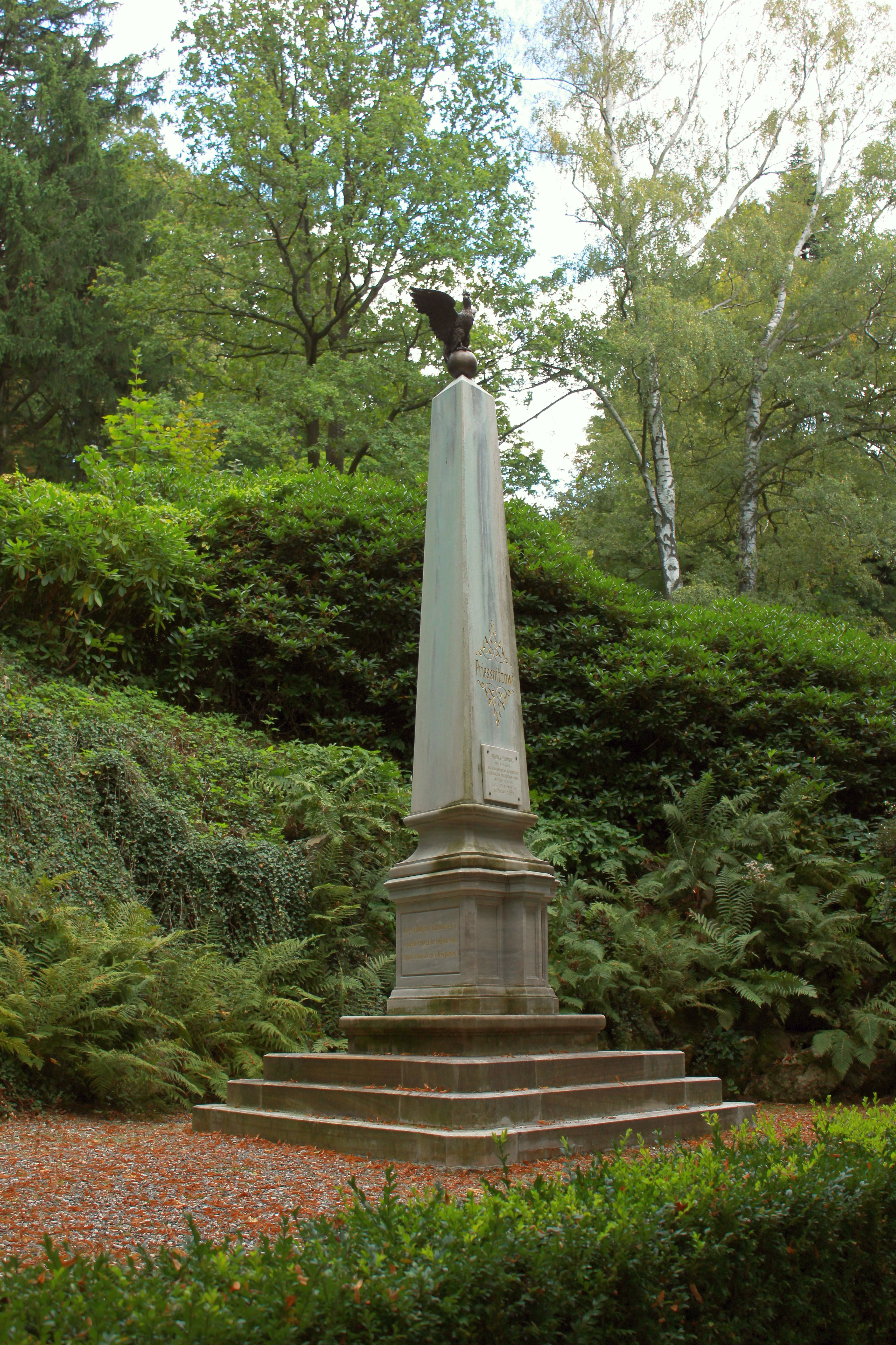 Fotografia przedstawiająca Monument to Vincenz Priessnitz in Jeseník