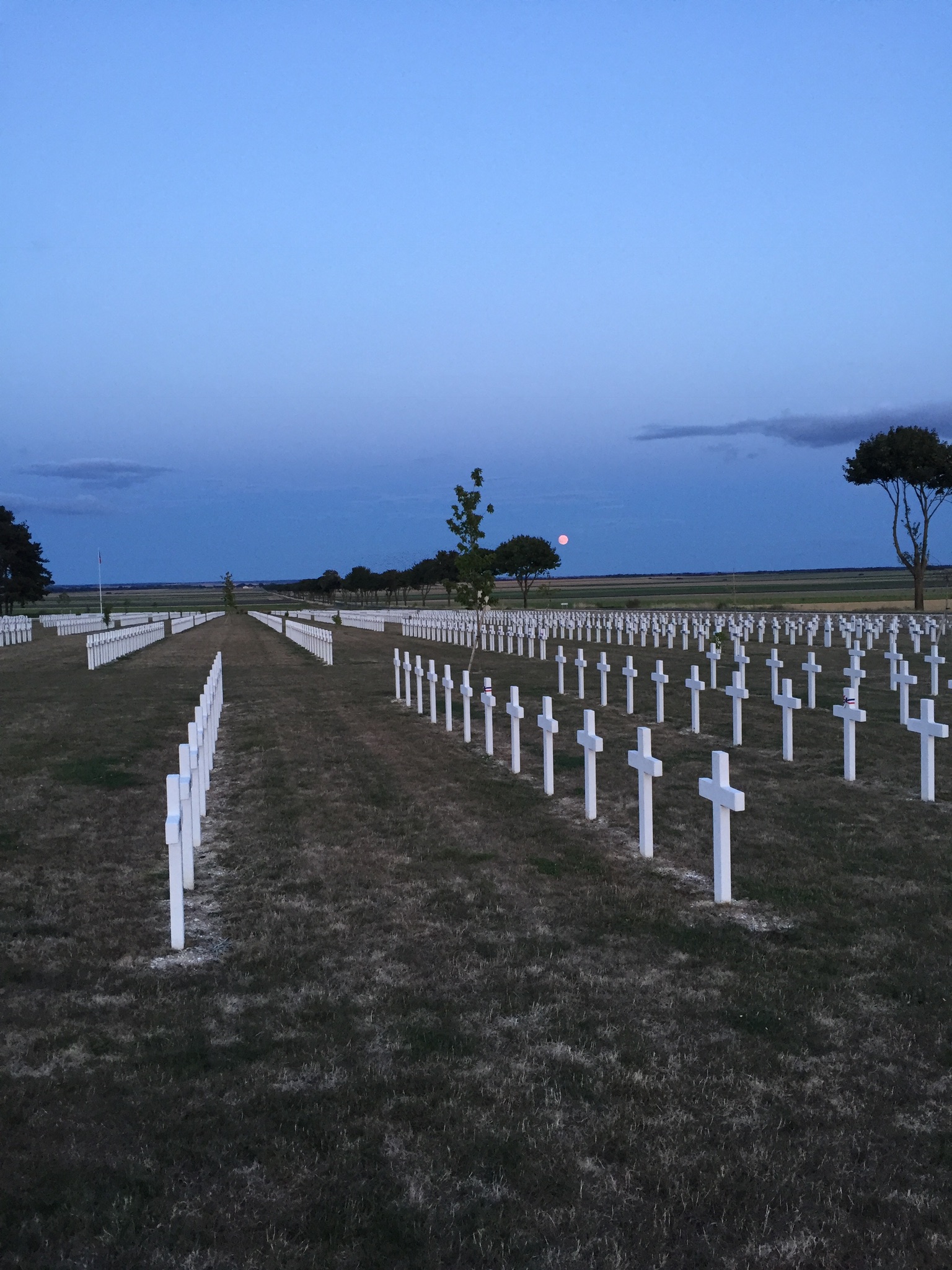Fotografia przedstawiająca Polski Cmentarz Wojskowy w Aubérive