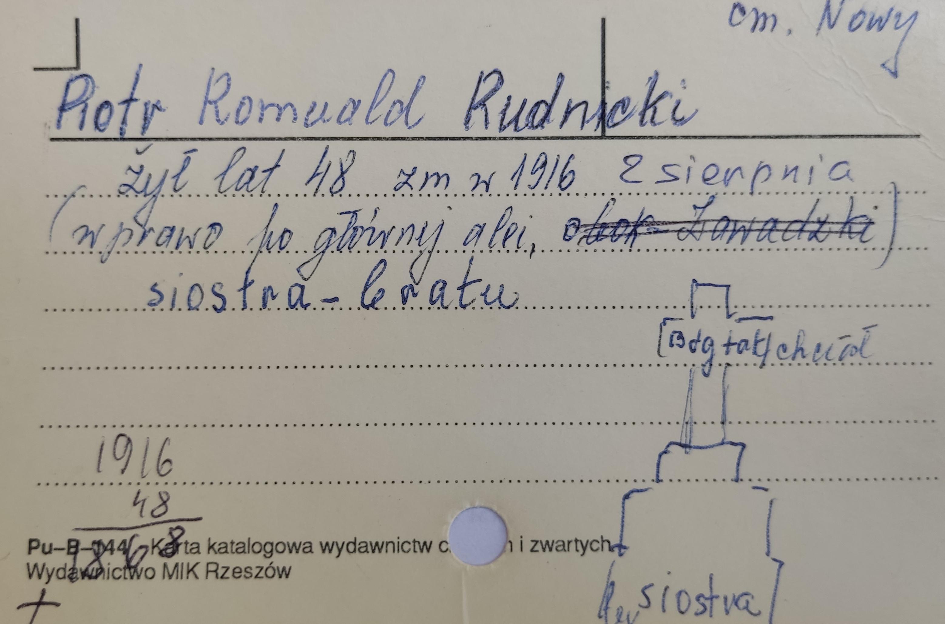 Fotografia przedstawiająca Tombstone of Piotr Rudnicki