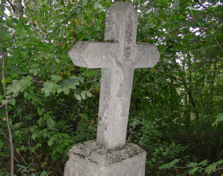 Nagrobek Adama Jasińskiego, cmentarz w Kowalówce, stan z 2007 r.