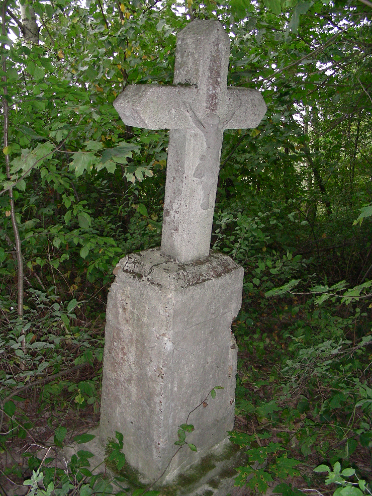 Nagrobek Adama Jasińskiego, cmentarz w Kowalówce, stan z 2007 r.
