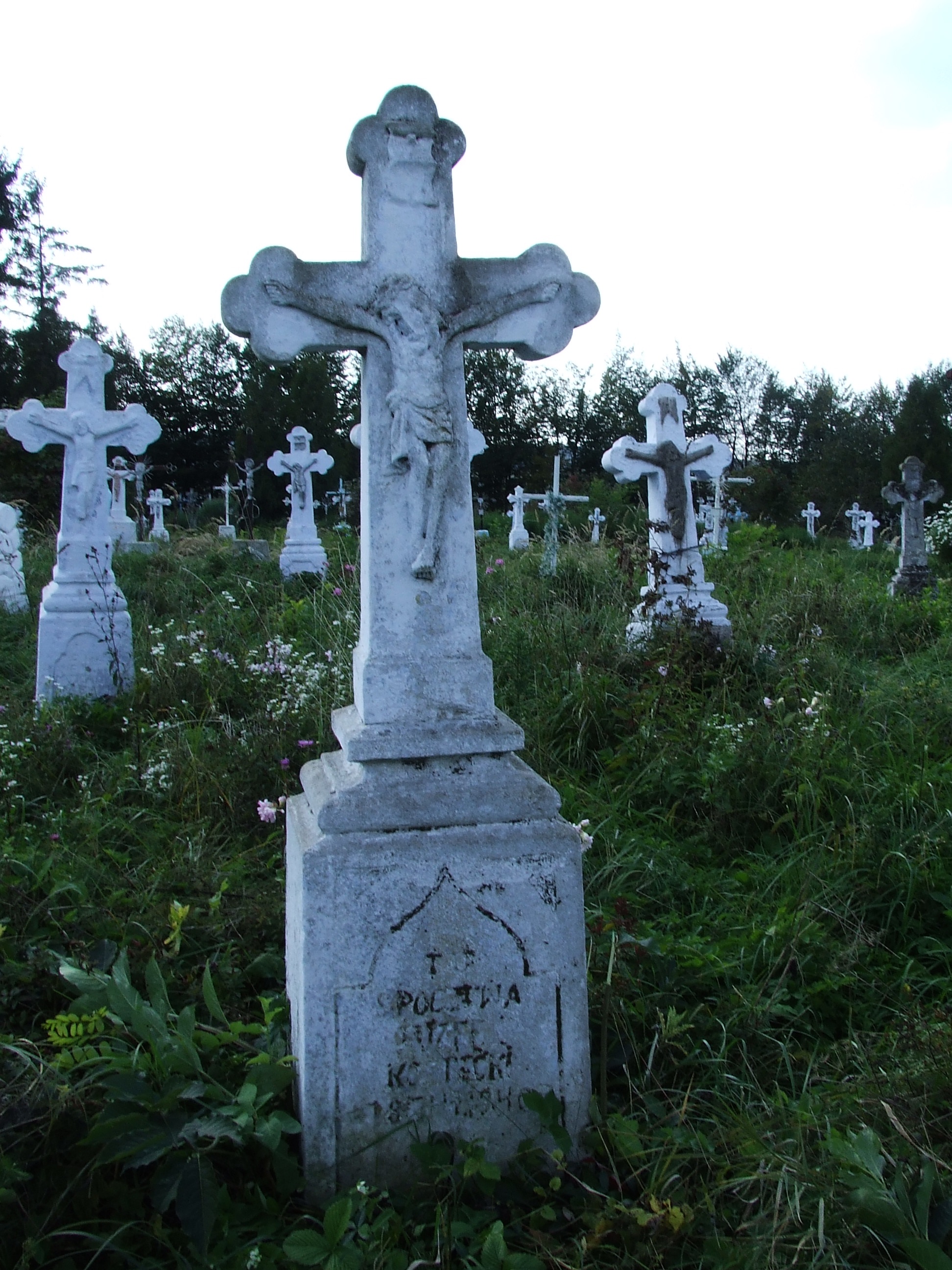 Nagrobek Józefa Kosteckiego, cmentarz w Sokołowie, stan z 2006 r.