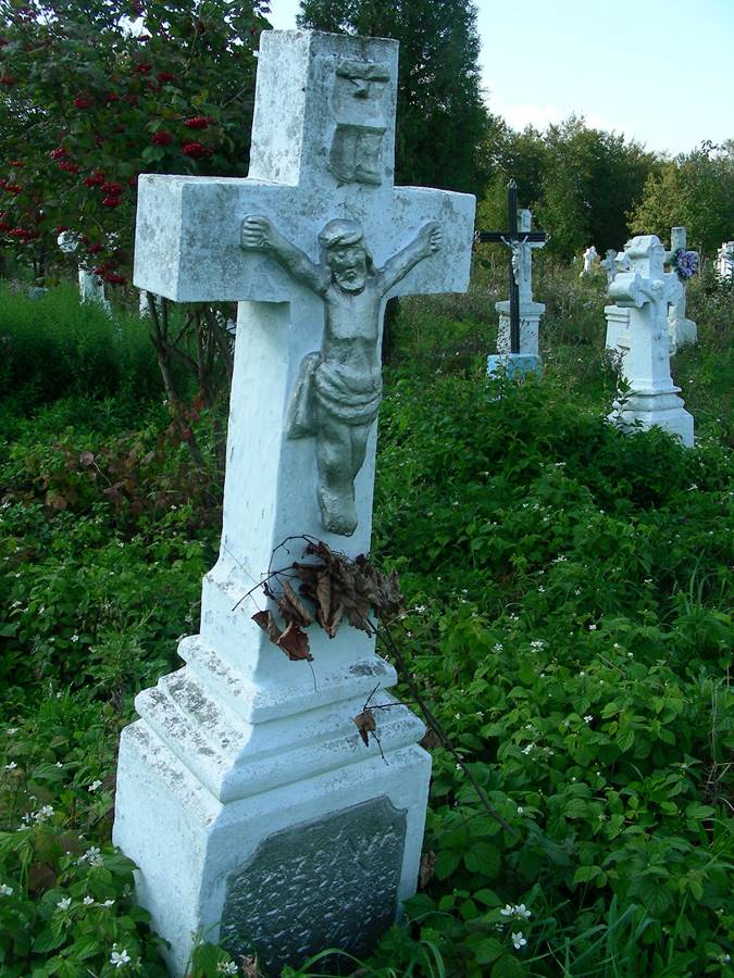 Nagrobek  Szczepana Mackiewicza, cmentarz w Sokołowie, stan z 2006