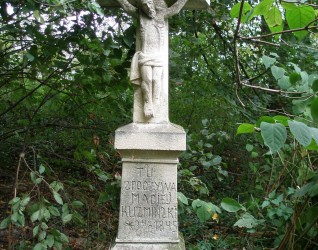 Nagrobek Macieja Kuźmińskiego z cmentarza w Kowalówce II, stan z 2007 roku