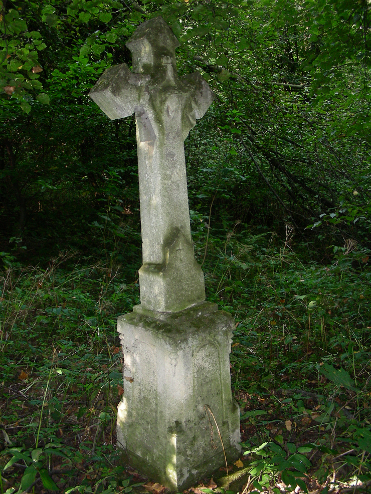 Nagrobek Anny Na[wa]kowskiej, cmentarz w Kowalówce, stan z 2007 r.