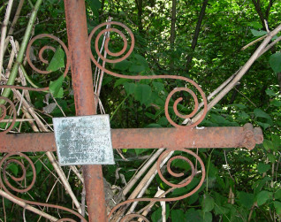 Nagrobek Kazimierza, Wawrzyńca i Wincentego Padewskich, cmentarz w Kowalówce, stan z 2007 r.