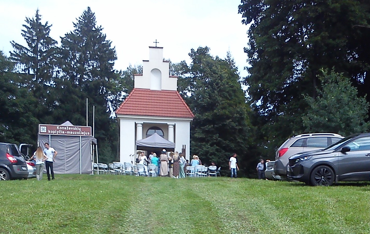 Fotografia przedstawiająca Chapel of the Konarzewski family in Punżanki