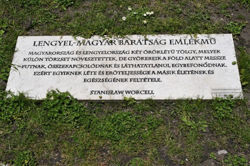 Fotografia przedstawiająca Pomnik przyjaźni polsko-węgierskiej
