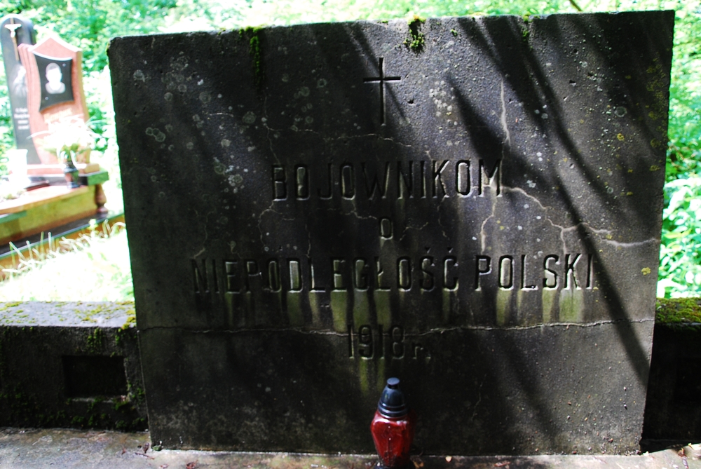 Photo montrant Groby żołnierzy polskich poległych w wojnie polsko-ukraińskiej 1918-1919 r.
