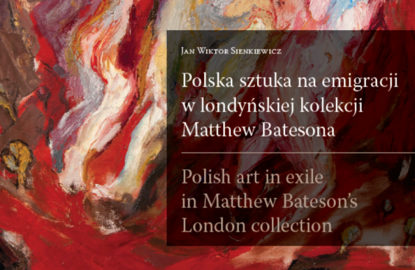 Fotografia przedstawiająca Jan Wiktor Sienkiewicz, \"Polish art in exile in the London collection of Matthew Bateson\" - a publication of the Polonica Institute