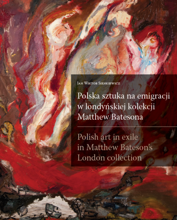 Fotografia przedstawiająca Jan Wiktor Sienkiewicz, \"Polish art in exile in the London collection of Matthew Bateson\" - a publication of the Polonica Institute