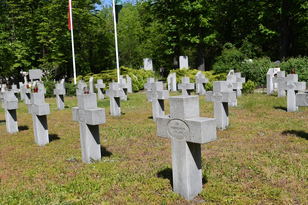Fotografia przedstawiająca Polish quarters in the Rákoskeresztú cemetery