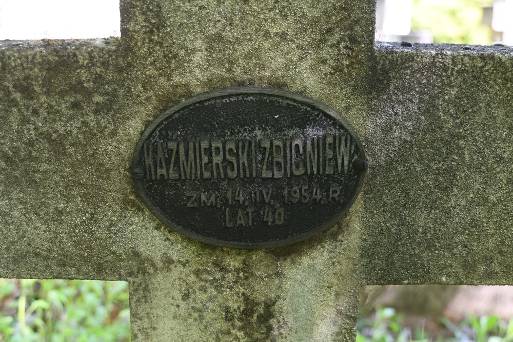 Fotografia przedstawiająca Tombstone of Zbigniew Kazmieski