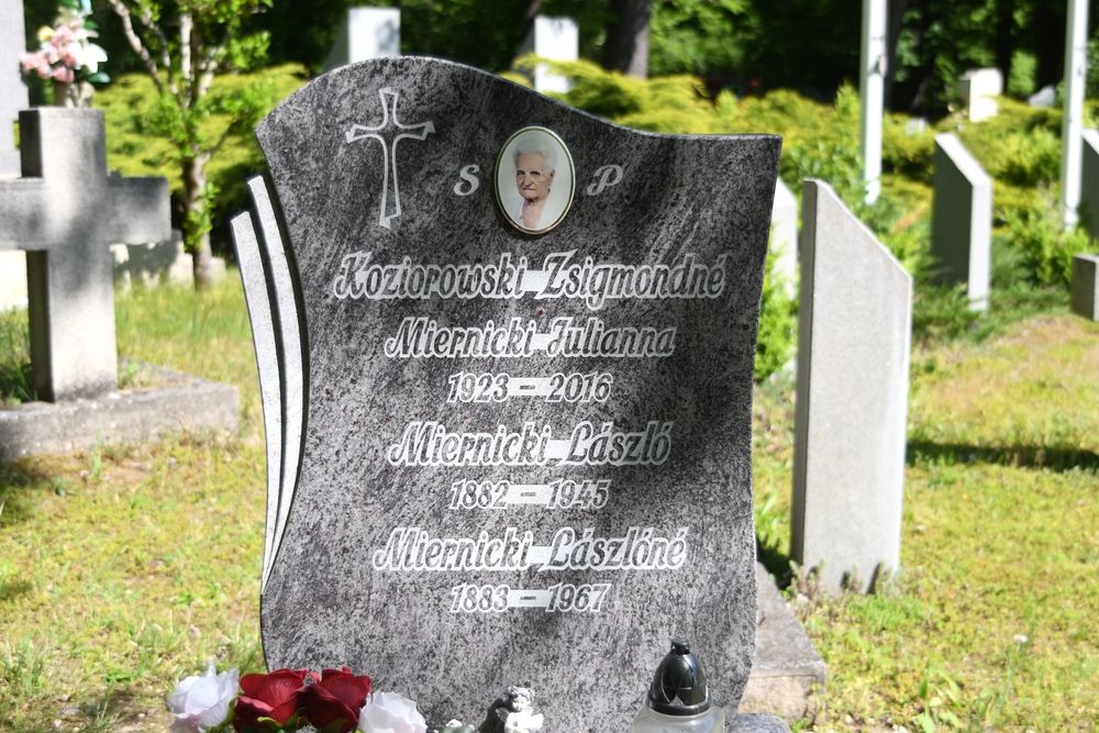 Fotografia przedstawiająca Tombstone of the Miernicki family and Zsigmondné Koziorowski