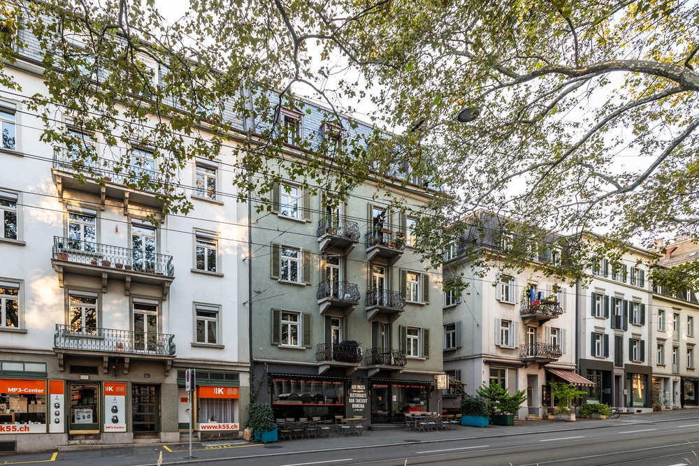 Fotografia przedstawiająca Former seat of the Polish Reading Room in Zurich