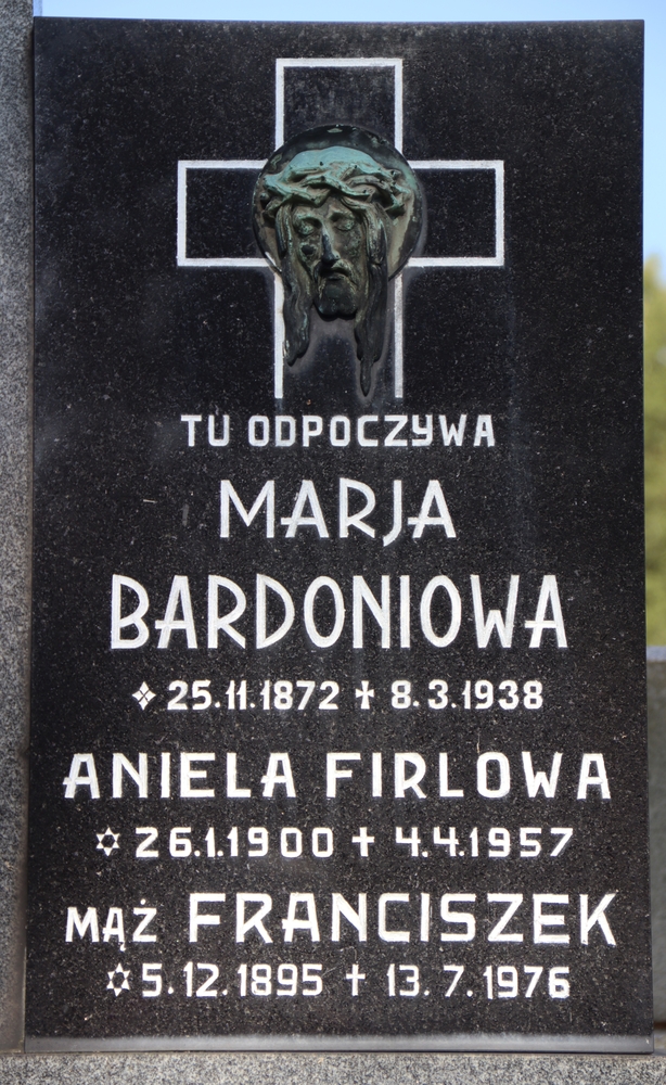 Photo montrant Tombstone of the Firla and Bardoń families