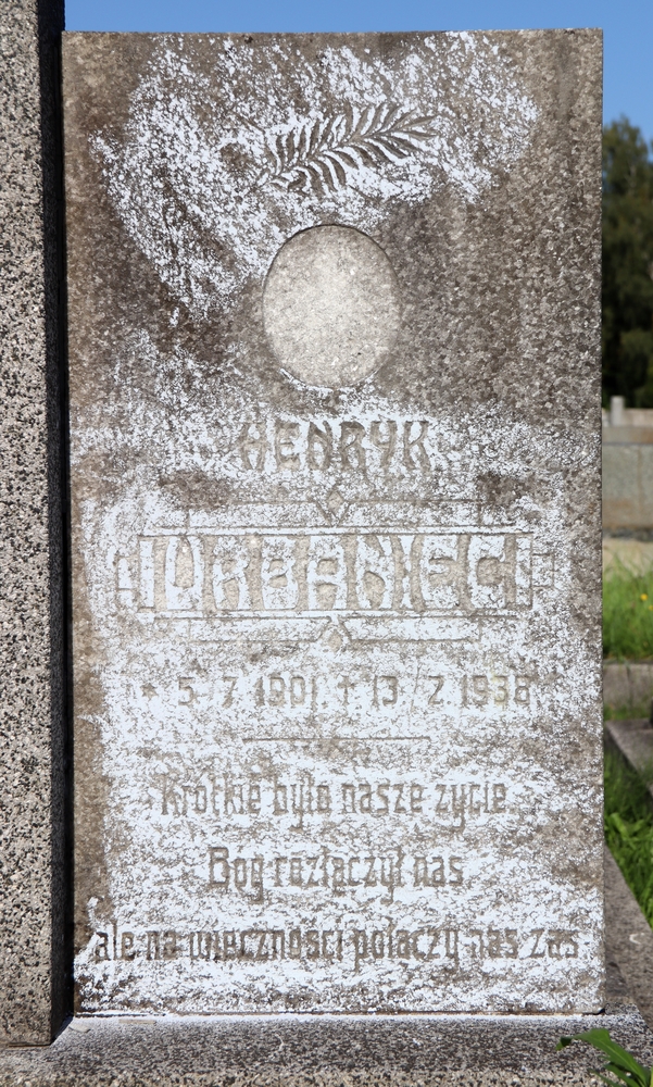 Fotografia przedstawiająca Tombstone of Henryk Urbaniec