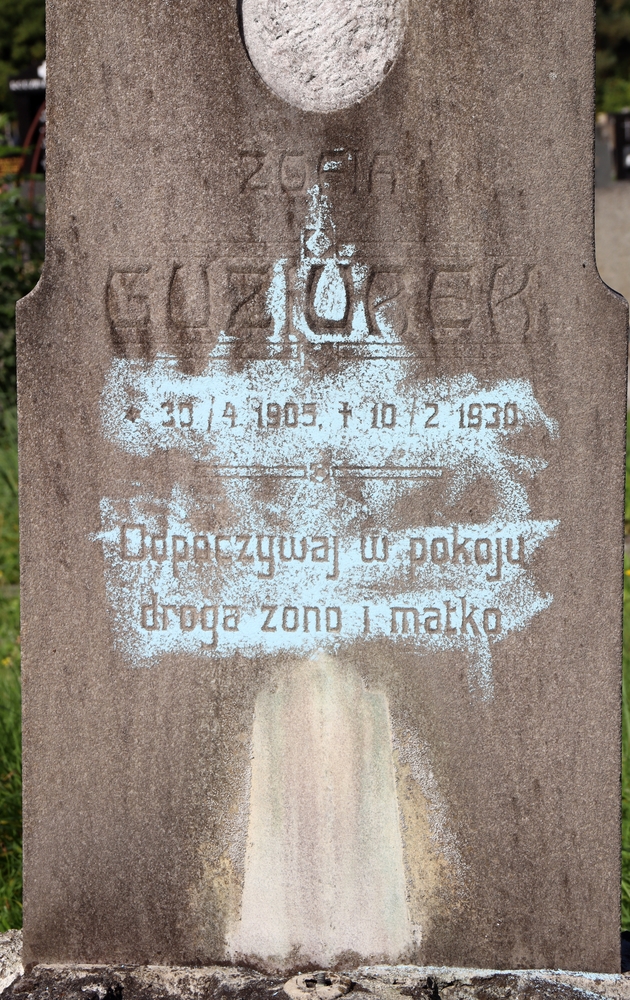Fotografia przedstawiająca Tombstone of Zofia Guziurek