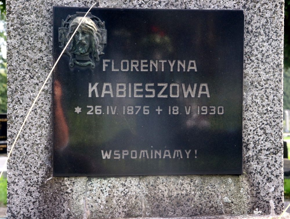 Fotografia przedstawiająca Tombstone of Florentyna Kabieszová