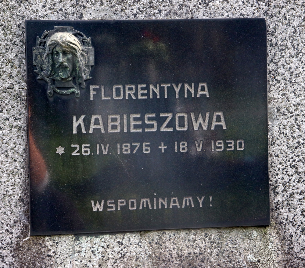 Fotografia przedstawiająca Tombstone of Florentyna Kabieszová