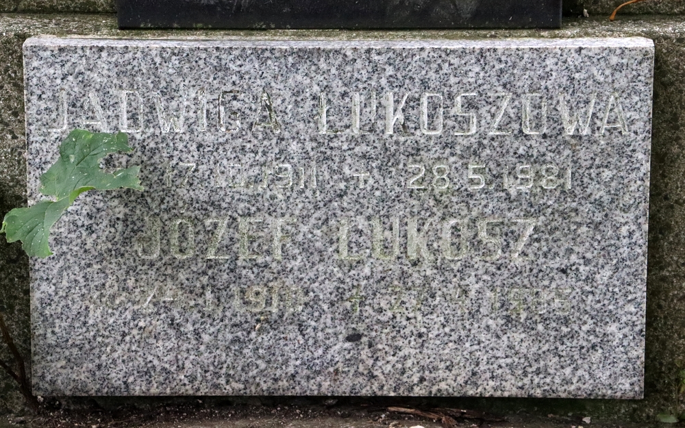 Fotografia przedstawiająca Tombstone of the Jaworski and Lukosz families