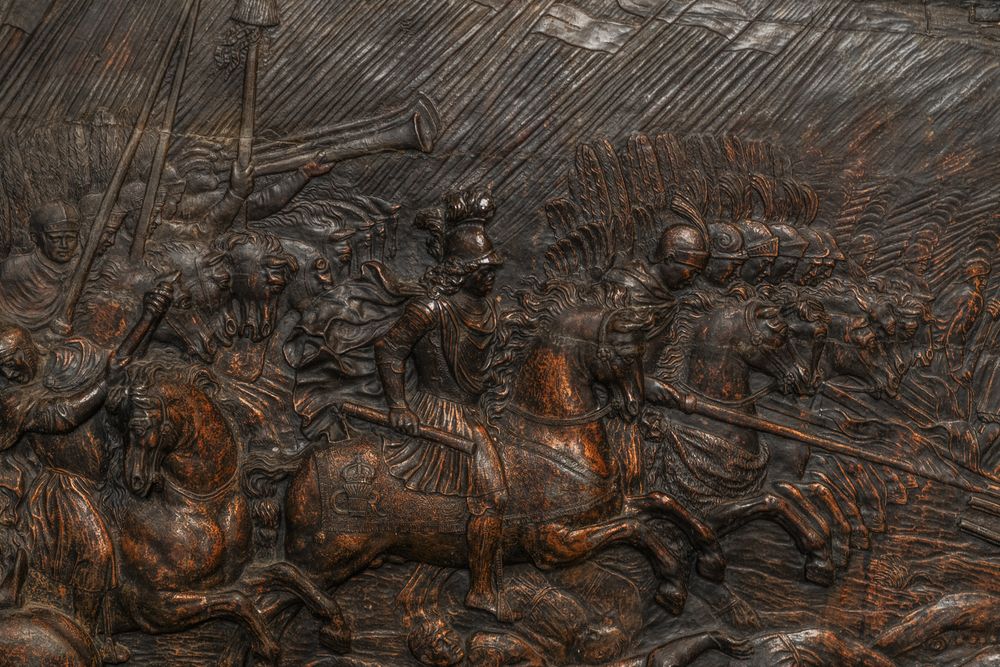 Fotografia przedstawiająca Monument to the heart of King John II Casimir Vasa in Paris