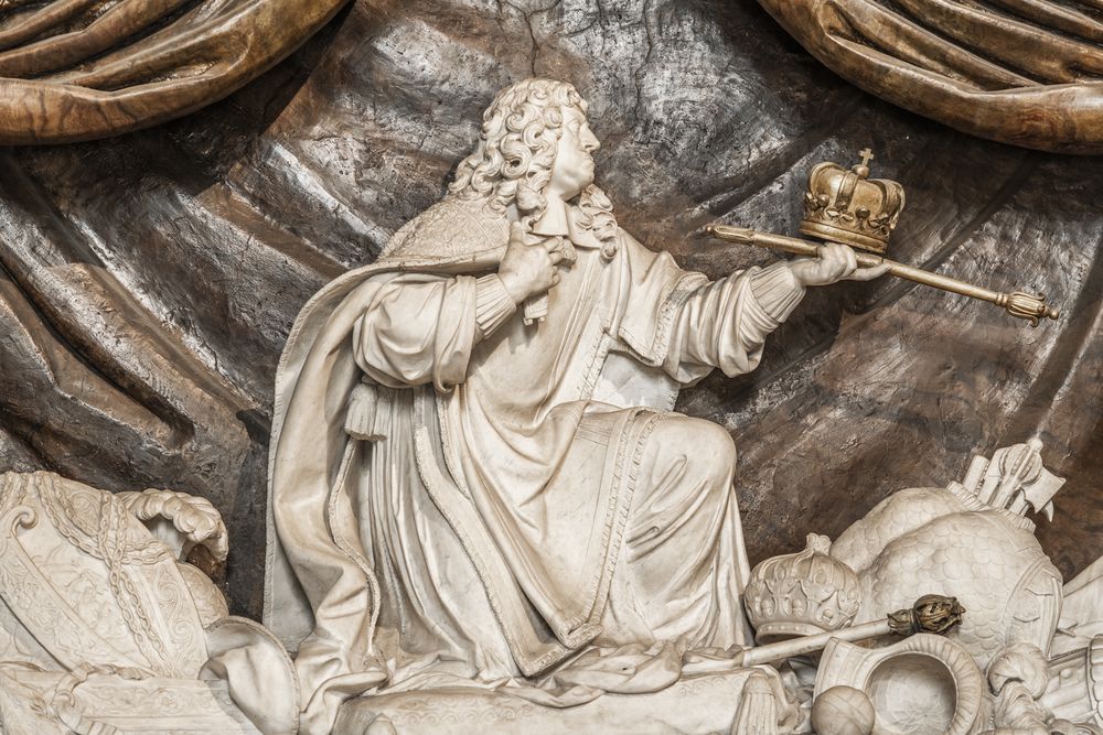 Fotografia przedstawiająca Monument to the heart of King John II Casimir Vasa in Paris