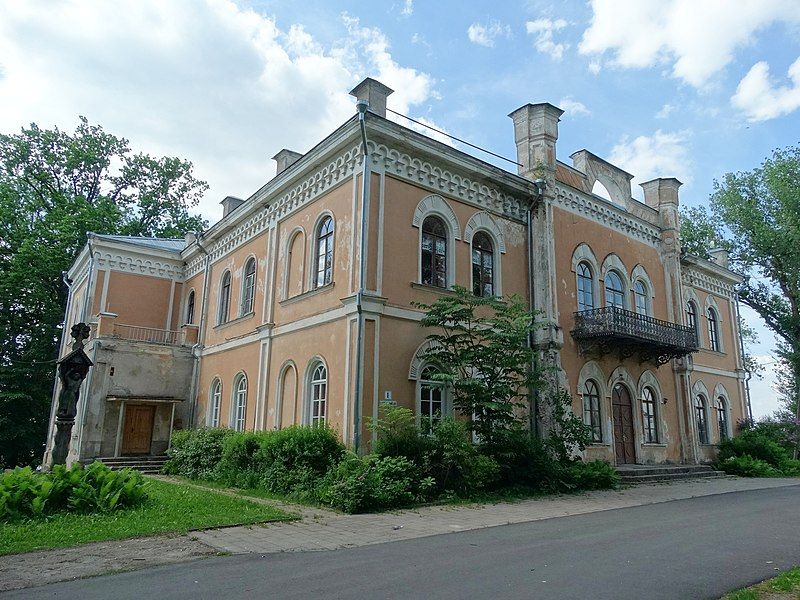 Photo showing The palace and park complex in Glinciszki