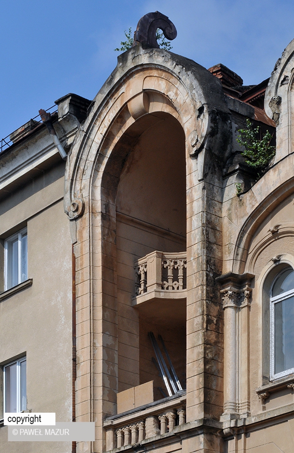 Fotografia przedstawiająca Stanisławowskie kamienice secesyjne