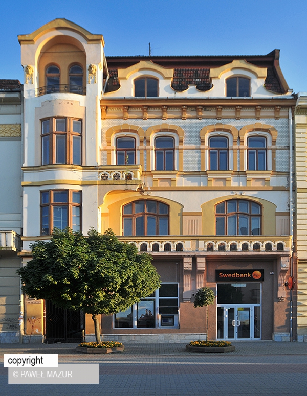 Fotografia przedstawiająca Stanisławowskie kamienice secesyjne