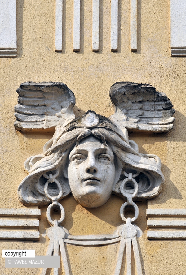 Photo showing Art Nouveau townhouses