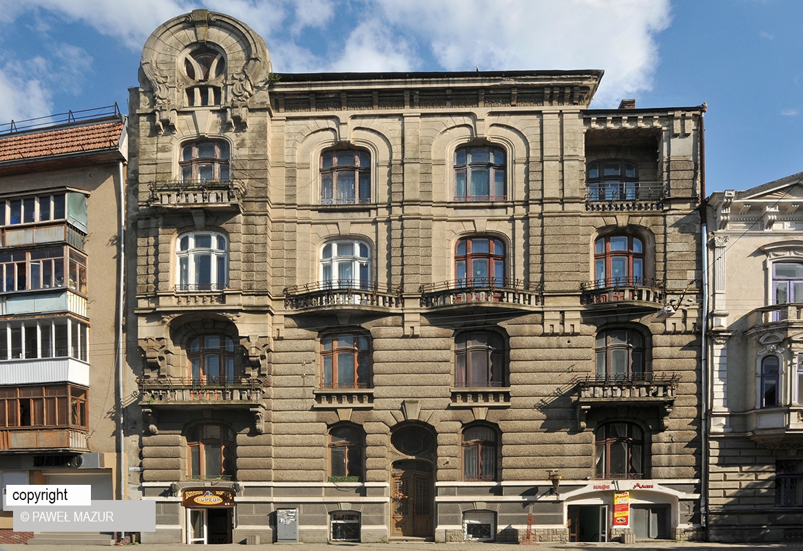 Fotografia przedstawiająca Art Nouveau townhouses