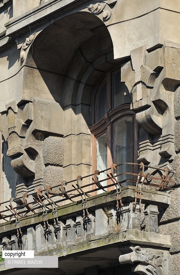 Photo showing Art Nouveau townhouses