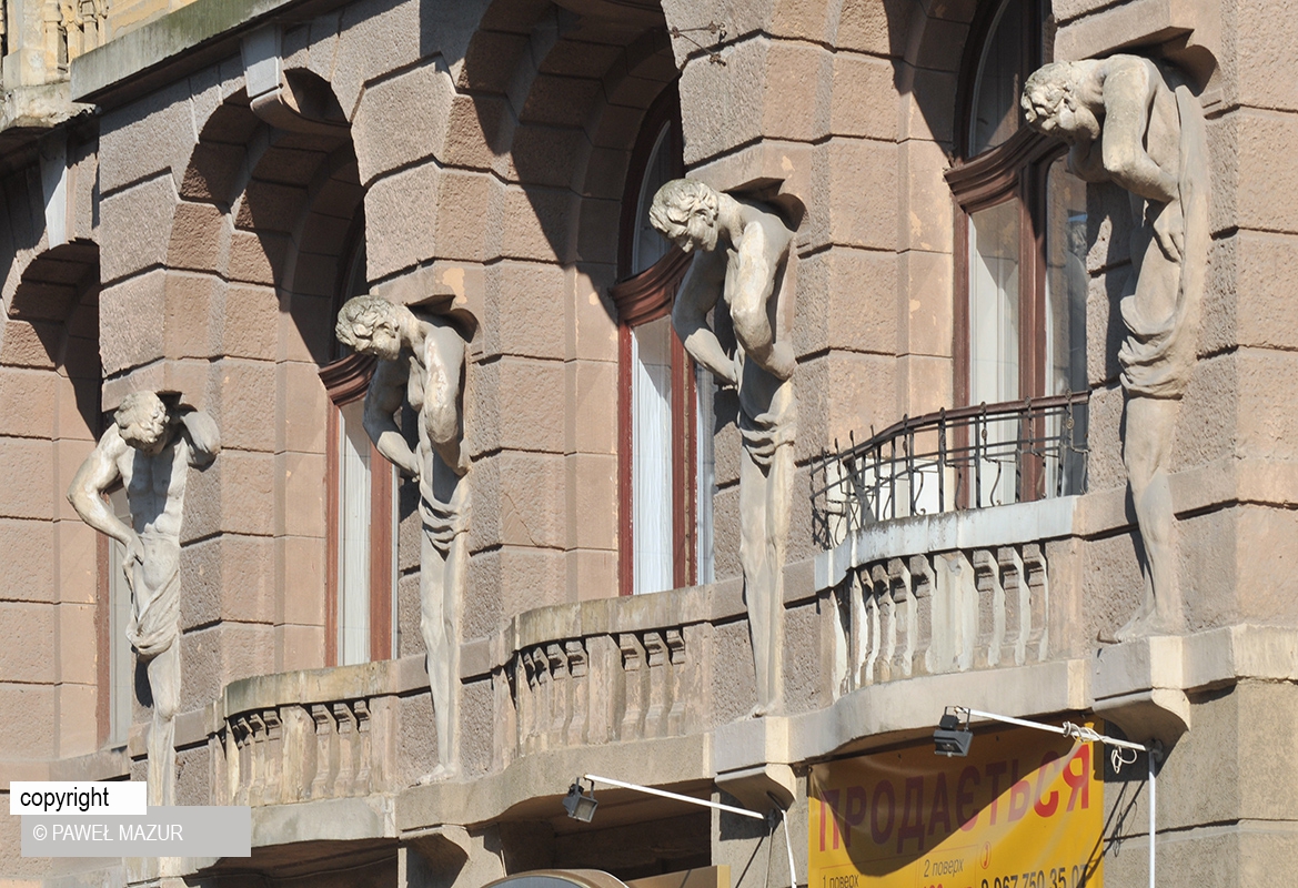 Fotografia przedstawiająca Stanisławowskie kamienice secesyjne