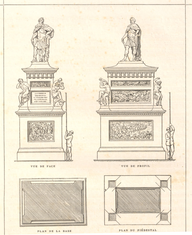 Fotografia przedstawiająca Mystery of the monument to John III Sobieski in France