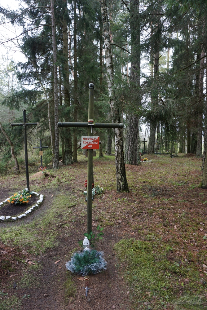 Fotografia przedstawiająca Grób żołnierza Armii Krajowej