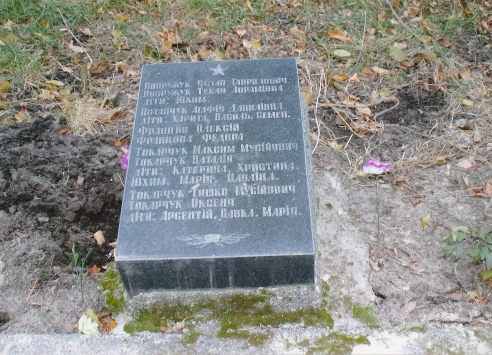 Fotografia przedstawiająca Grób Polaków zamordowanych przez Niemców w 1943 r.