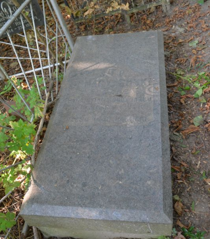 Nagrobek Ignacego Suskiego, cmentarz Bajkowa w Kijowie, stan z 2021.