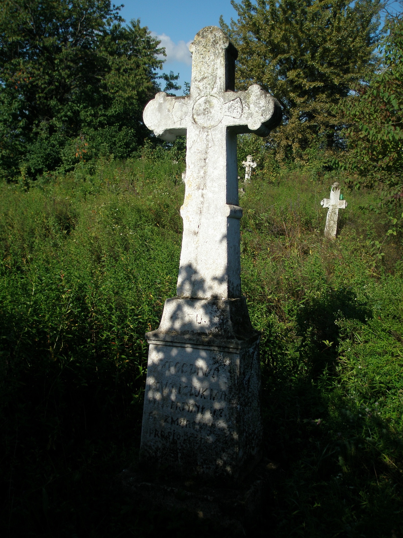 Nagrobek Marcina Kowalczuka, cmentarz w Dulibach, stan z 2006 r.