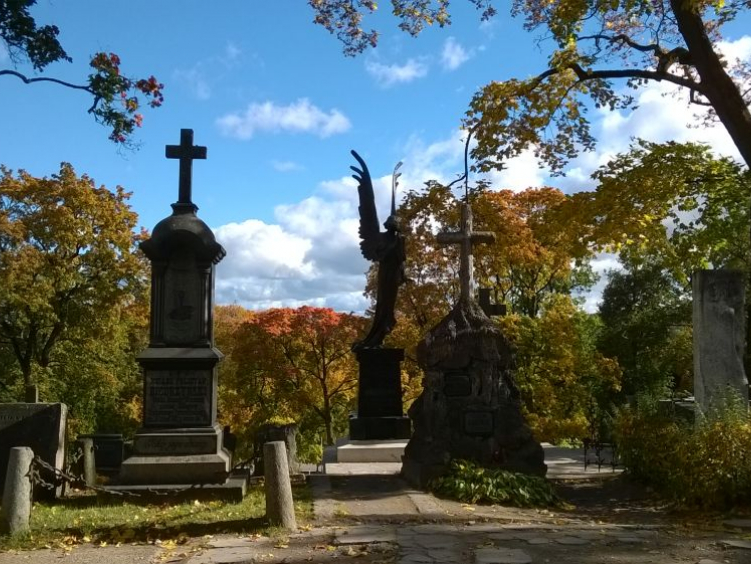 Fotografia przedstawiająca Wilno - cmentarz na Rossie