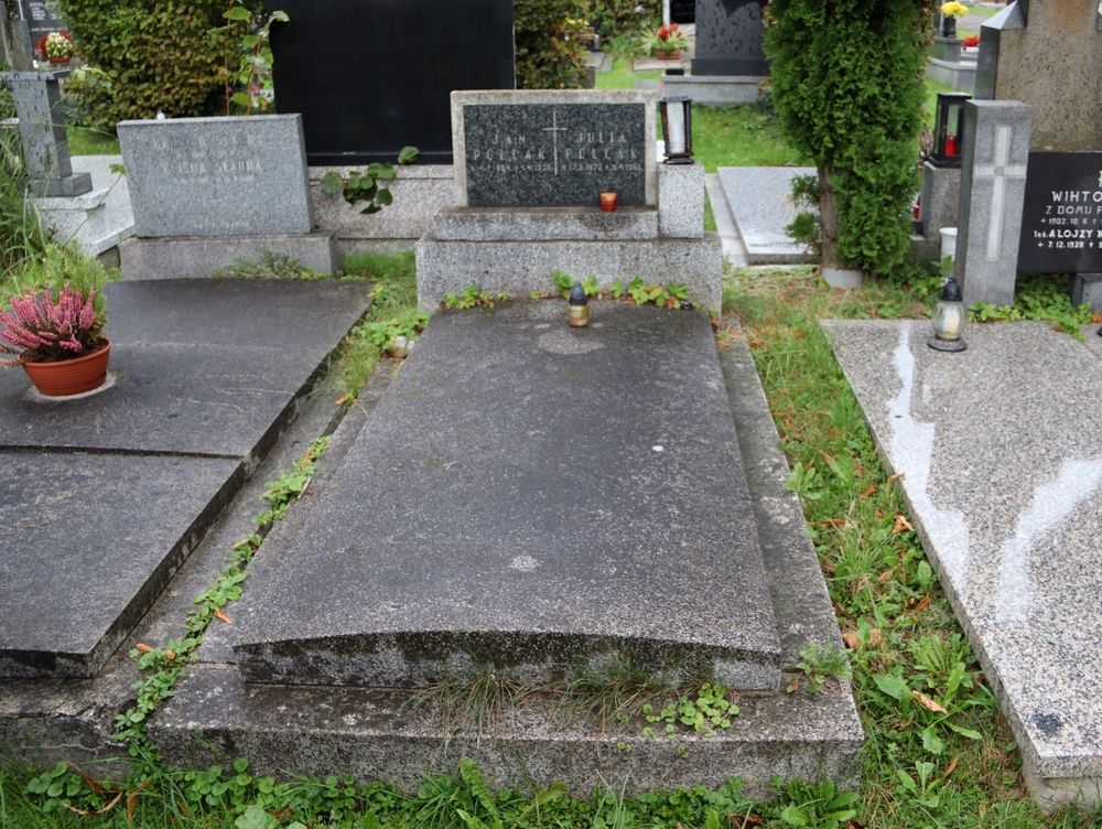 Fotografia przedstawiająca Tombstone of Jan and Julia Pollak