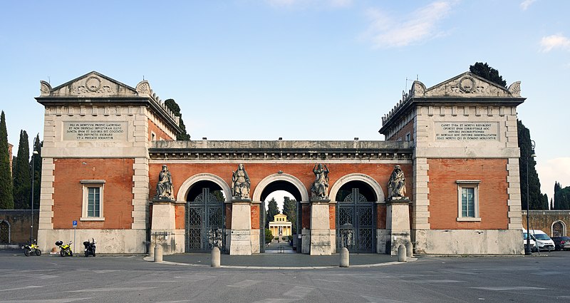 Photo showing Campo Verano cemetery in Rome