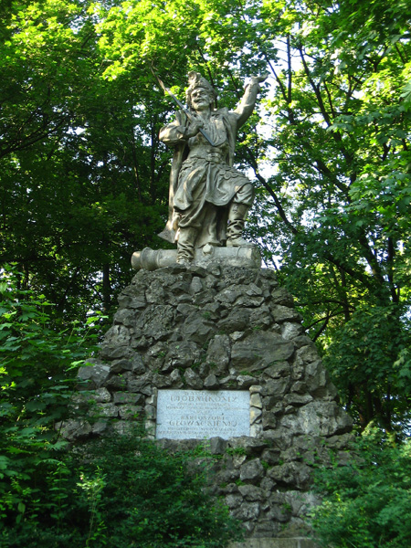 Photo montrant Monument to Wojciech Bartosz (Bartos) Glowacki in Lychakivskyi Park in Lviv