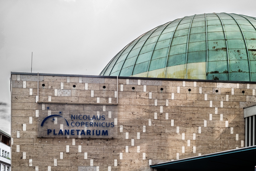 Fotografia przedstawiająca Planetarium Mikołaja Kopernika w Norymberdze